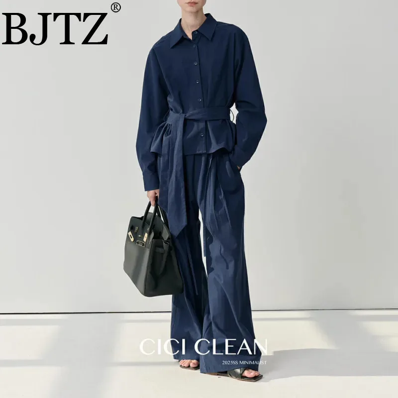 BJTZ Pure Color Simple 2025 Spring New Female Temperament All Design Sense Top Trousers Three-piece Set Return To The Ancients
BJTZ Pure Color Simple 2025 Spring New Female Temperament All Design Sense Top Trousers Three-piece Set Return To The Ancients