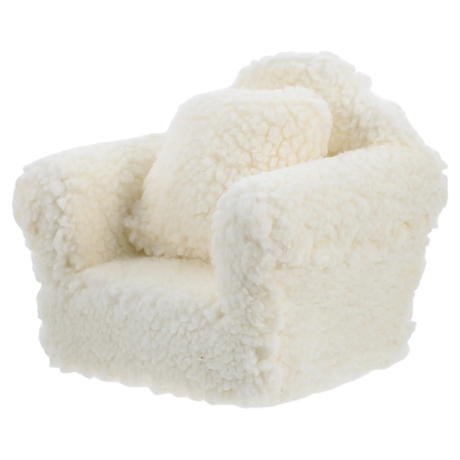 Miniature Dollhouse Sofa Single Armchair with Pillow Cozy Upholstered Fabric Couch Small Sofa for Living Room Decoration
Miniature Dollhouse Sofa Single Armchair with Pillow Cozy Upholstered Fabric Couch Small Sofa for Living Room Decoration