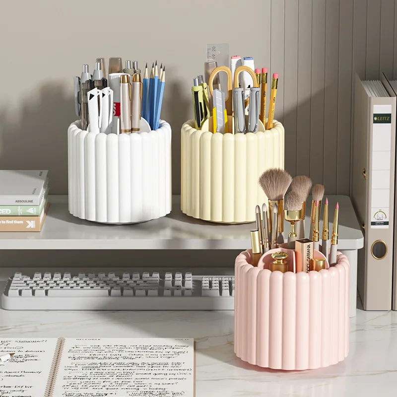 Creative Cosmetics Storage Box Student Office Desktop Ornament Desktop Rotating Pen Holder Storage Rack
Creative Cosmetics Storage Box Student Office Desktop Ornament Desktop Rotating Pen Holder Storage Rack
