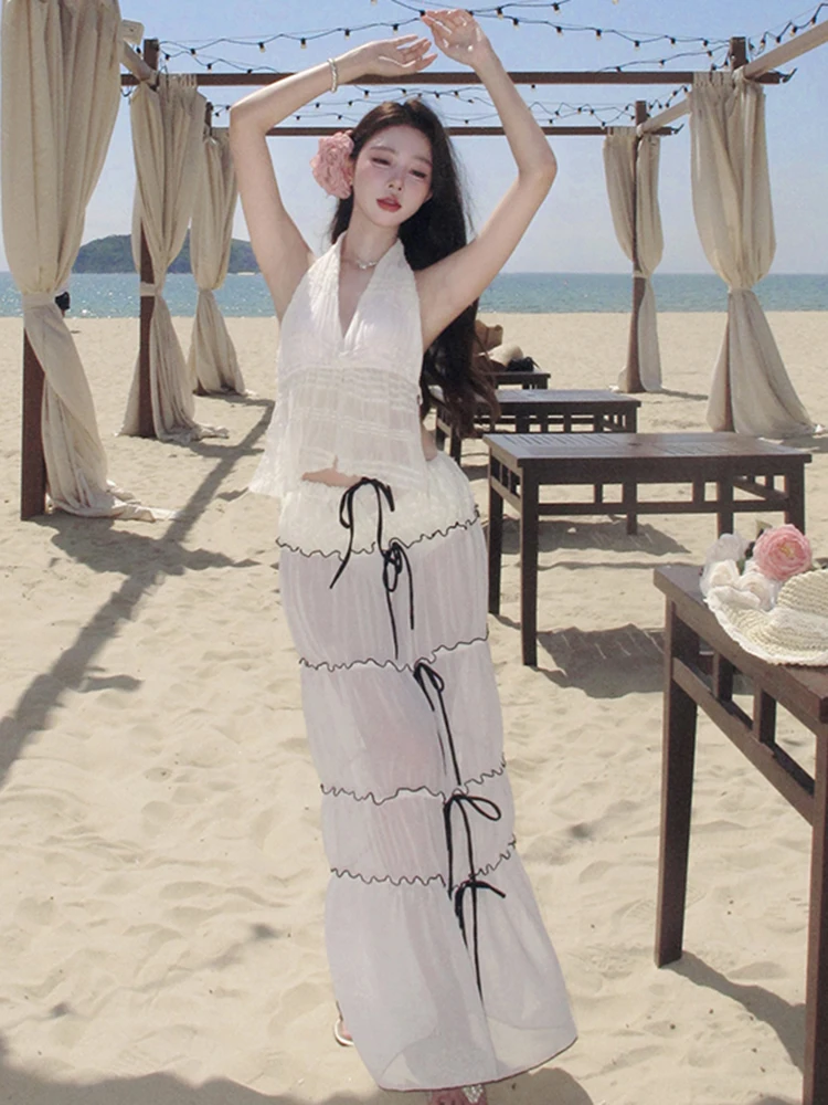 Купальник Pure Desire: Длинный раздельный купальник-бикини для женщин, для отдыха на островах, высококачественный, чувственный, для небольшой груди, с эффектом стройности, с открытой спиной, летний
Купальник Pure Desire: Длинный раздельный купальник-бикини для женщин, для отдыха на островах, высококачественный, чувственный, для небольшой груди, с эффектом стройности, с открытой спиной, летний