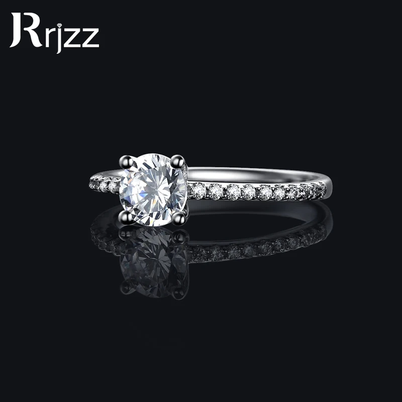 Rrjzz Classic Brilliant 6.5mm CZ Simulated Diamond Women Wedding Ring Delicate Plated Gold Silver Color Anniversary Ring Jewelry
Rrjzz Classic Brilliant 6.5mm CZ Simulated Diamond Women Wedding Ring Delicate Plated Gold Silver Color Anniversary Ring Jewelry