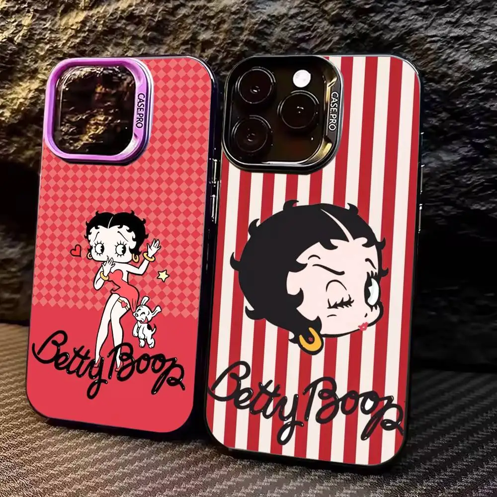 B-Betty Cute B-Boop Phone Case For iPhone 17, 16,15,14,13,12,11 Plus,Pro Max, Colorful Silver Funda Cover
B-Betty Cute B-Boop Phone Case For iPhone 17, 16,15,14,13,12,11 Plus,Pro Max, Colorful Silver Funda Cover