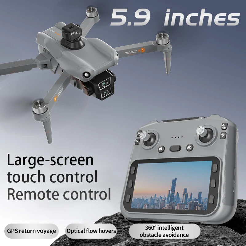 L300 pro GPS Professional Drone With 4K HD Camera Screen Obstacle Avoidance EIS Anti-Shake FPV Brushless RC Quadcopter
L300 pro GPS Professional Drone With 4K HD Camera Screen Obstacle Avoidance EIS Anti-Shake FPV Brushless RC Quadcopter