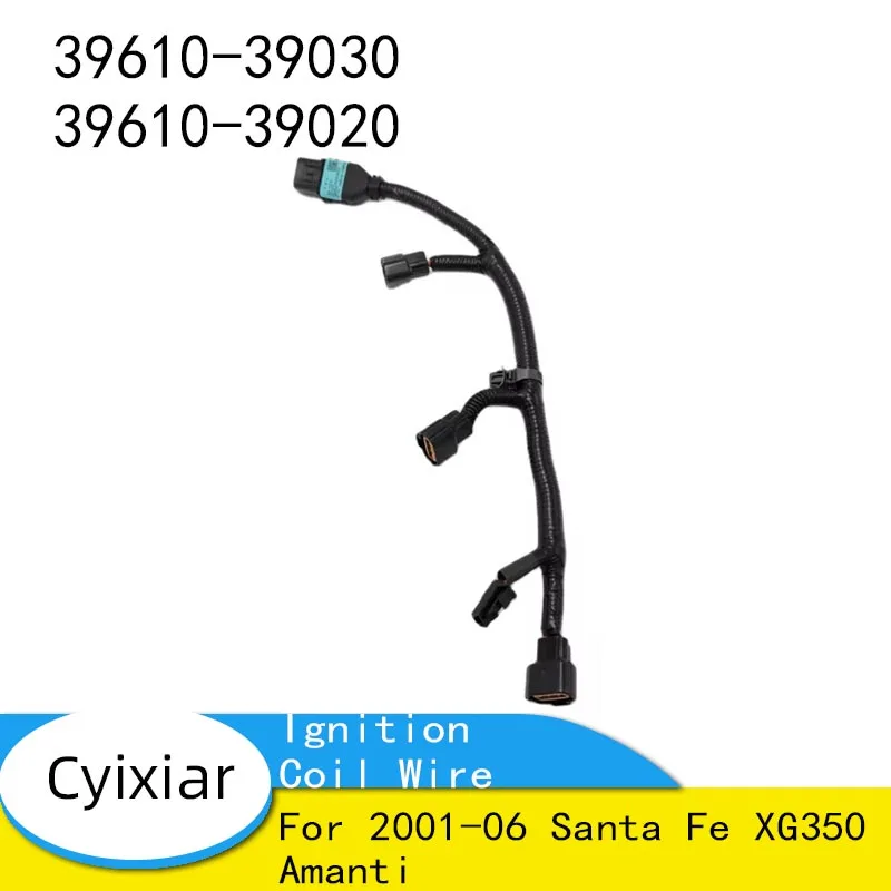 GENUINE Ignition Coil Wire Harness for 2001-06 Santa Fe XG350 Amanti 3961039030 3961039020
GENUINE Ignition Coil Wire Harness for 2001-06 Santa Fe XG350 Amanti 3961039030 3961039020