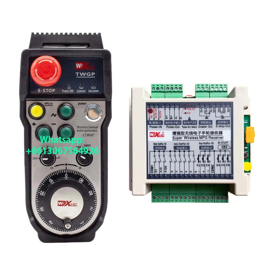 Enhanced 6 Axis CNC Wireless MPG MPG Manual Pulse Generator Electronic Handwheel Estop for SIEMENS MITSUBISHI FANUC FAGOR
Enhanced 6 Axis CNC Wireless MPG MPG Manual Pulse Generator Electronic Handwheel Estop for SIEMENS MITSUBISHI FANUC FAGOR