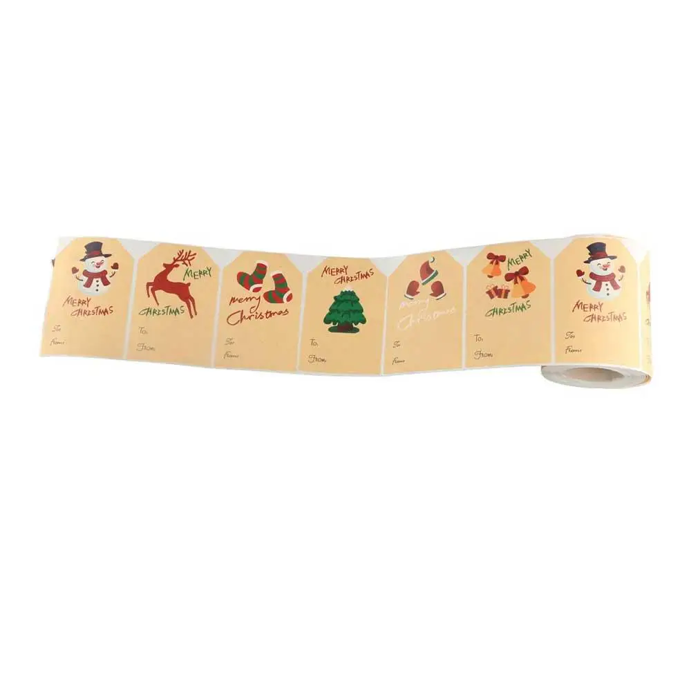 250PCS Scrapbook Sticker Kraft Paper Christmas Label Sticker Adhesive Elk Pattern Christmas Sticky Labels Cartoon Gift Packaging
250PCS Scrapbook Sticker Kraft Paper Christmas Label Sticker Adhesive Elk Pattern Christmas Sticky Labels Cartoon Gift Packaging