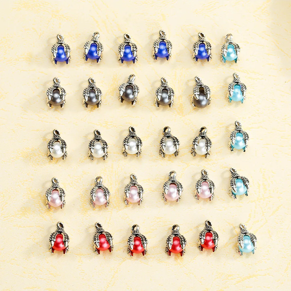 DIY Dragon claw pearl pendant, fashionable and personalized eagle claw pendant, bracelet and necklace making materials
DIY Dragon claw pearl pendant, fashionable and personalized eagle claw pendant, bracelet and necklace making materials