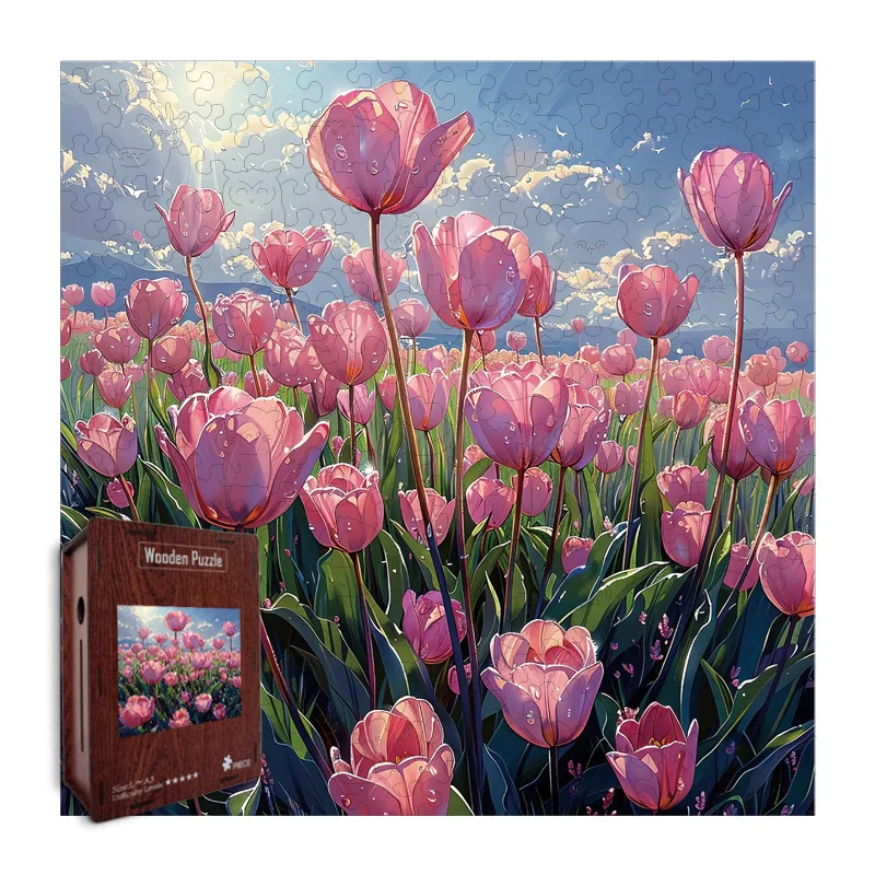 Vivid Tulip Bush Wooden Jigsaw Puzzle Educational Brain Teaser Toy DIY Assembly Home Decor Art Creative Holiday Birthday Gifts
Vivid Tulip Bush Wooden Jigsaw Puzzle Educational Brain Teaser Toy DIY Assembly Home Decor Art Creative Holiday Birthday Gifts