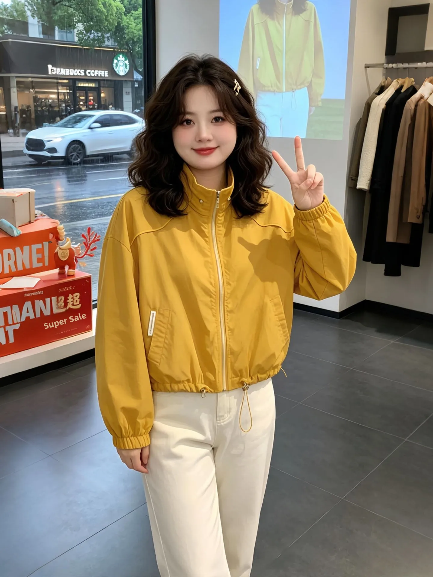 Women's Summer New Fashionable Long Sleeve UV Protection Clothes Yellow Top Commuting Breathable Loose Fit Zipper Design
Women's Summer New Fashionable Long Sleeve UV Protection Clothes Yellow Top Commuting Breathable Loose Fit Zipper Design