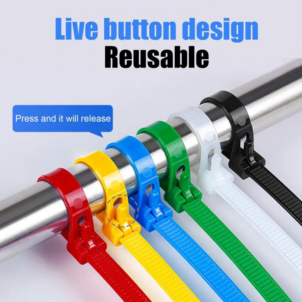100Pcs Self-Locking Nylon Cable Ties Adjustable Multi-Purpose Wire Strap Home Office Workshop Indoor Outdoor Zip Tie Wrap
100Pcs Self-Locking Nylon Cable Ties Adjustable Multi-Purpose Wire Strap Home Office Workshop Indoor Outdoor Zip Tie Wrap