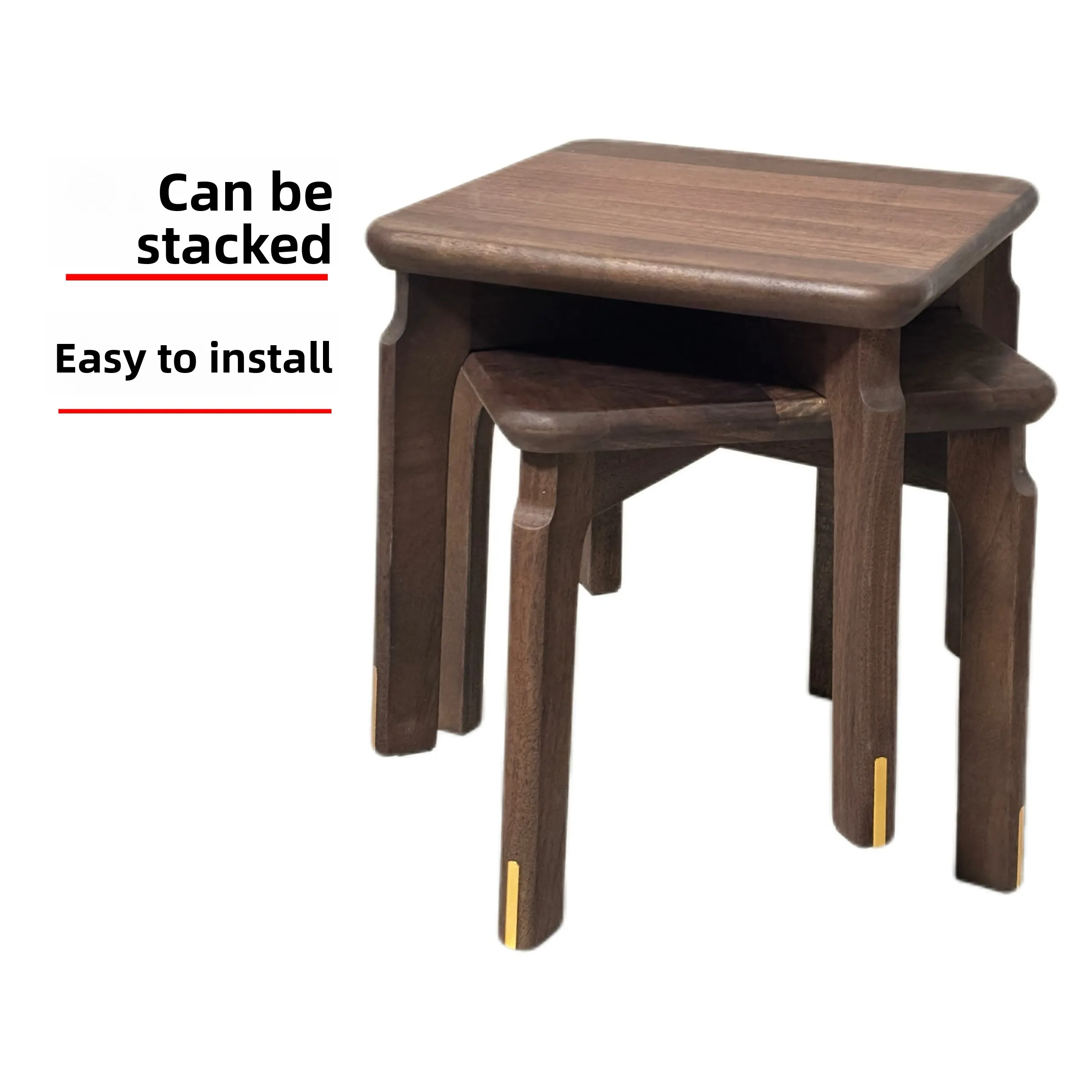 Black Walnut Solid Wood Small Bench Living Room Low Stool Children's Stool Household Entrance Shoe Change Stool Wooden
Black Walnut Solid Wood Small Bench Living Room Low Stool Children's Stool Household Entrance Shoe Change Stool Wooden