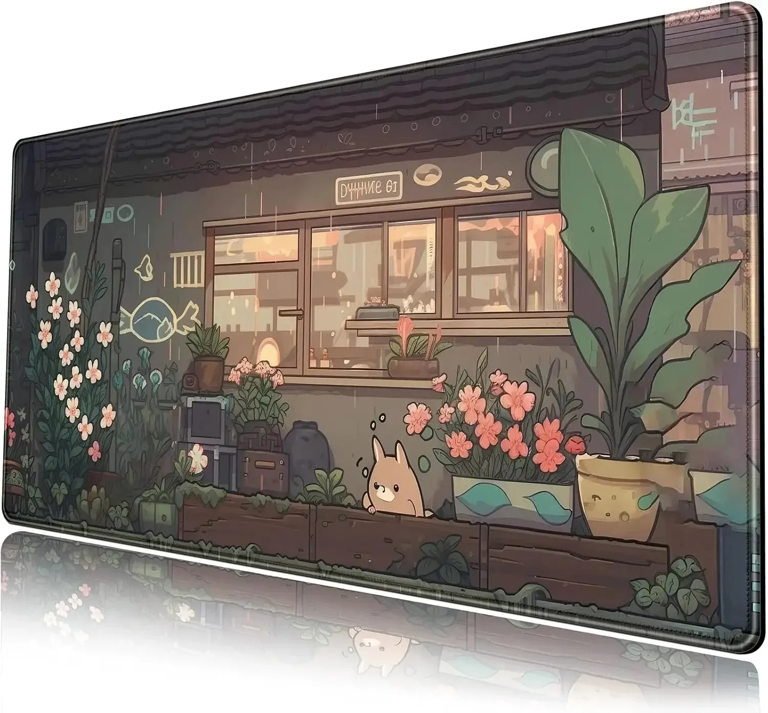 VIKAMA Rainy Night Convenience Store Large Desk Mat, Anime Aesthetic Mouse Pad with Anti-Slip Base & Stitched Edges
VIKAMA Rainy Night Convenience Store Large Desk Mat, Anime Aesthetic Mouse Pad with Anti-Slip Base & Stitched Edges