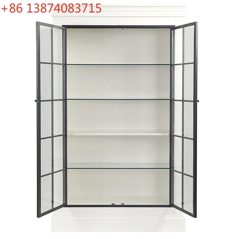 Nordic fashion solid wood wine cabinet double door glass cabinet wine display side cabinet complete
Nordic fashion solid wood wine cabinet double door glass cabinet wine display side cabinet complete