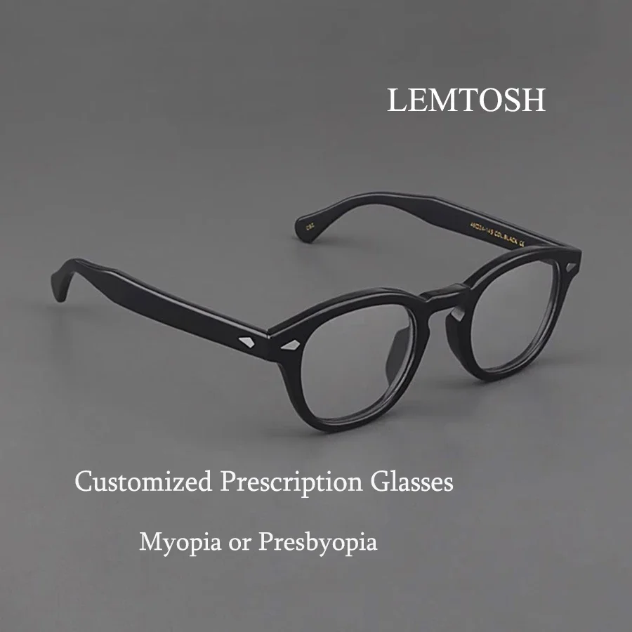 Customize Prescription Glasses Men Frame Johnny Depp Lemtosh Photochromic Anti-Blue Light Myopia Hyperopia Round Eyeglasses
Customize Prescription Glasses Men Frame Johnny Depp Lemtosh Photochromic Anti-Blue Light Myopia Hyperopia Round Eyeglasses