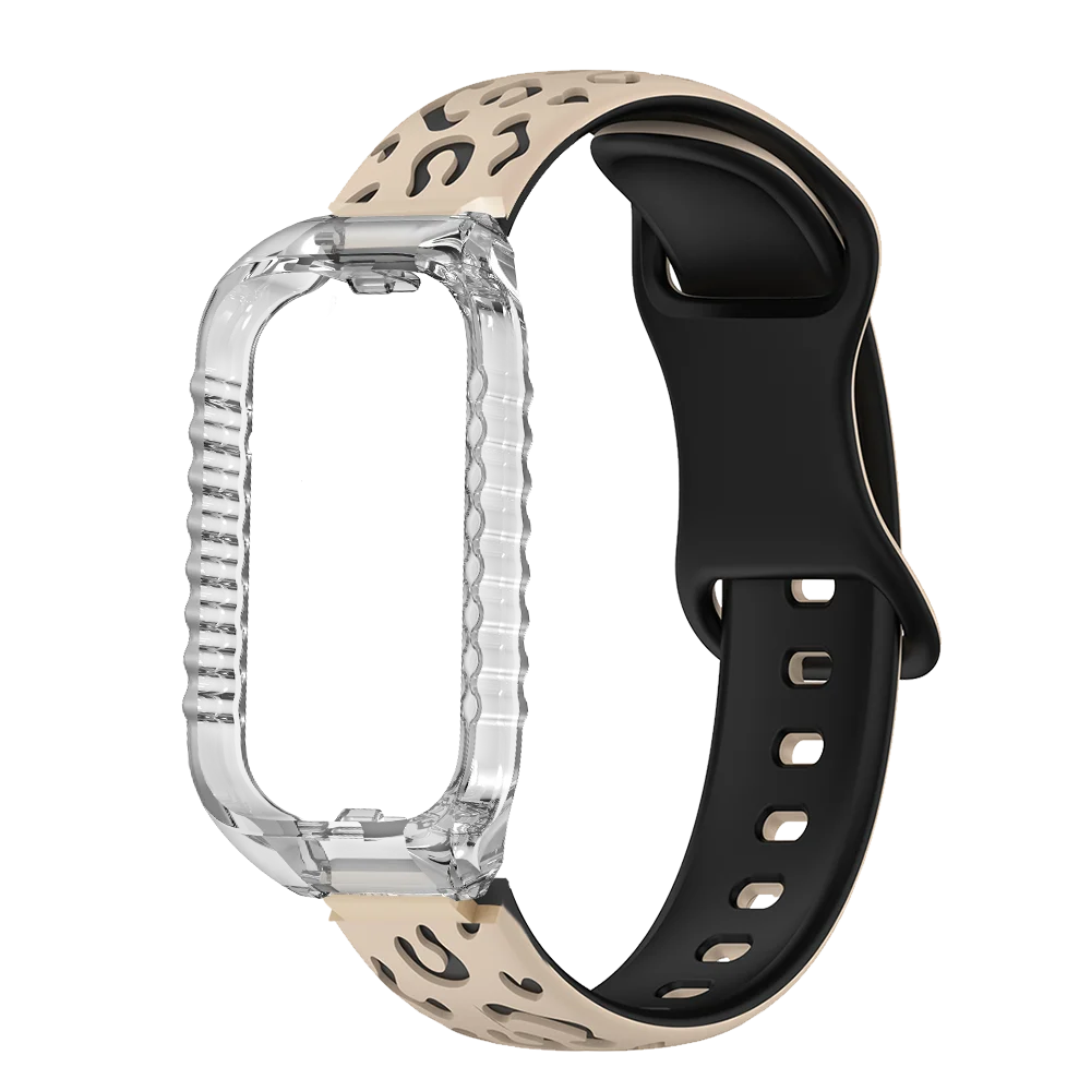 Leopard Print Watch Strap with Protective Case For Redmi Band 2 Quick Release Washable Silicone Sport Smart Watchband Unisex
Leopard Print Watch Strap with Protective Case For Redmi Band 2 Quick Release Washable Silicone Sport Smart Watchband Unisex