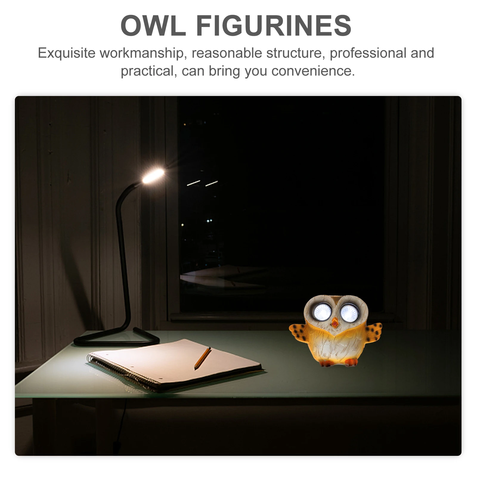 Solar Owl Figurines Lamp Outdoor Decorations Garden Light Yard Statue Christmas New Year Party Holiday Solar Powered No Wiring
Solar Owl Figurines Lamp Outdoor Decorations Garden Light Yard Statue Christmas New Year Party Holiday Solar Powered No Wiring