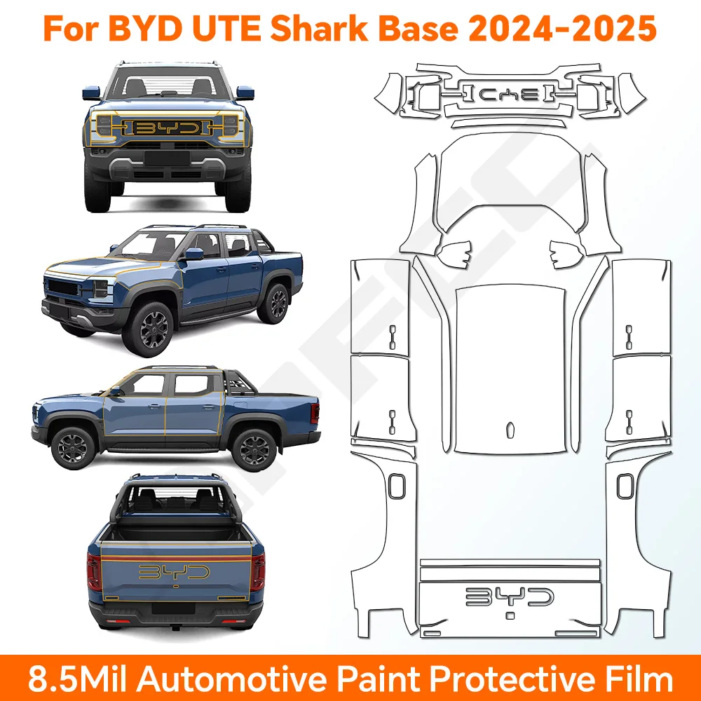 9Mil TPU For Ute Shark Base 2024-2025 Paint Protection Film Car Body Sticker Anti-scratch Protective PPF Car Accessories
9Mil TPU For Ute Shark Base 2024-2025 Paint Protection Film Car Body Sticker Anti-scratch Protective PPF Car Accessories