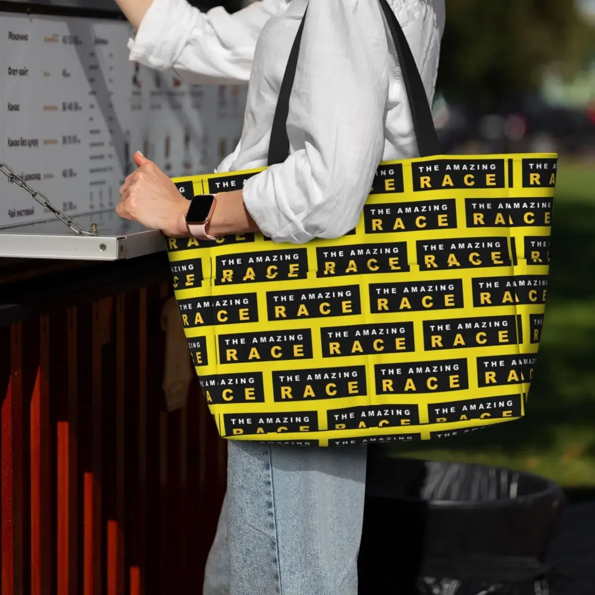 Roudtour Amazing Race Beach Tote Bag Sport Gym Yoga Duffle Large Tote Bag Women Travel Bag Fitness bag
Roudtour Amazing Race Beach Tote Bag Sport Gym Yoga Duffle Large Tote Bag Women Travel Bag Fitness bag