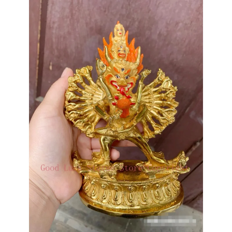 Asia Buddhism home temple altar Subdue demons Yamantaka Buddha brass gilding statue bless Safety Health good luck
Asia Buddhism home temple altar Subdue demons Yamantaka Buddha brass gilding statue bless Safety Health good luck