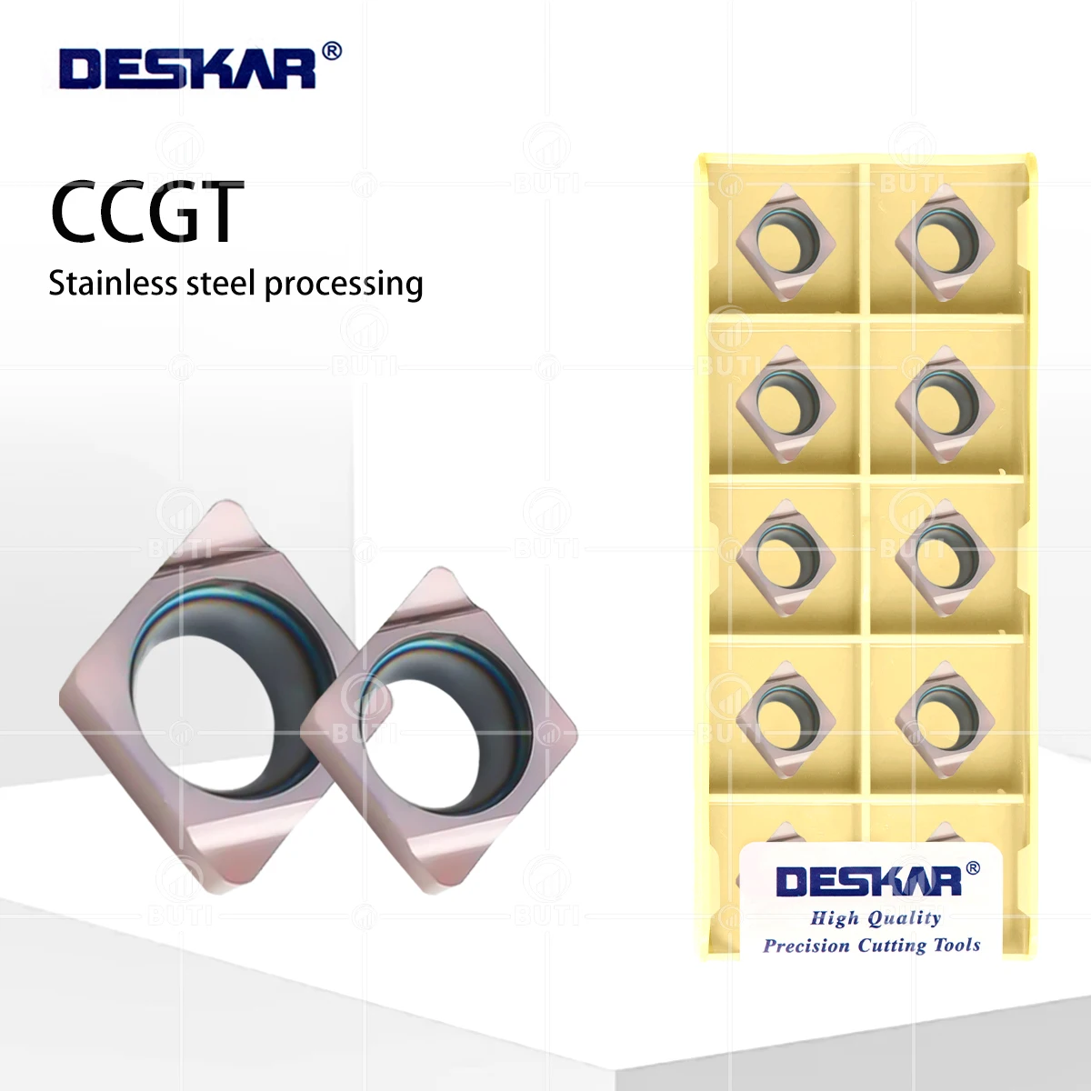 DESKAR 100% оригинал CCGT 030104 L-F LF6018 CCGT 040104 L-F LF6018 Токарный станок с ЧПУ Лезвие из сплава Инструмент из нержавеющей стали
DESKAR 100% оригинал CCGT 030104 L-F LF6018 CCGT 040104 L-F LF6018 Токарный станок с ЧПУ Лезвие из сплава Инструмент из нержавеющей стали