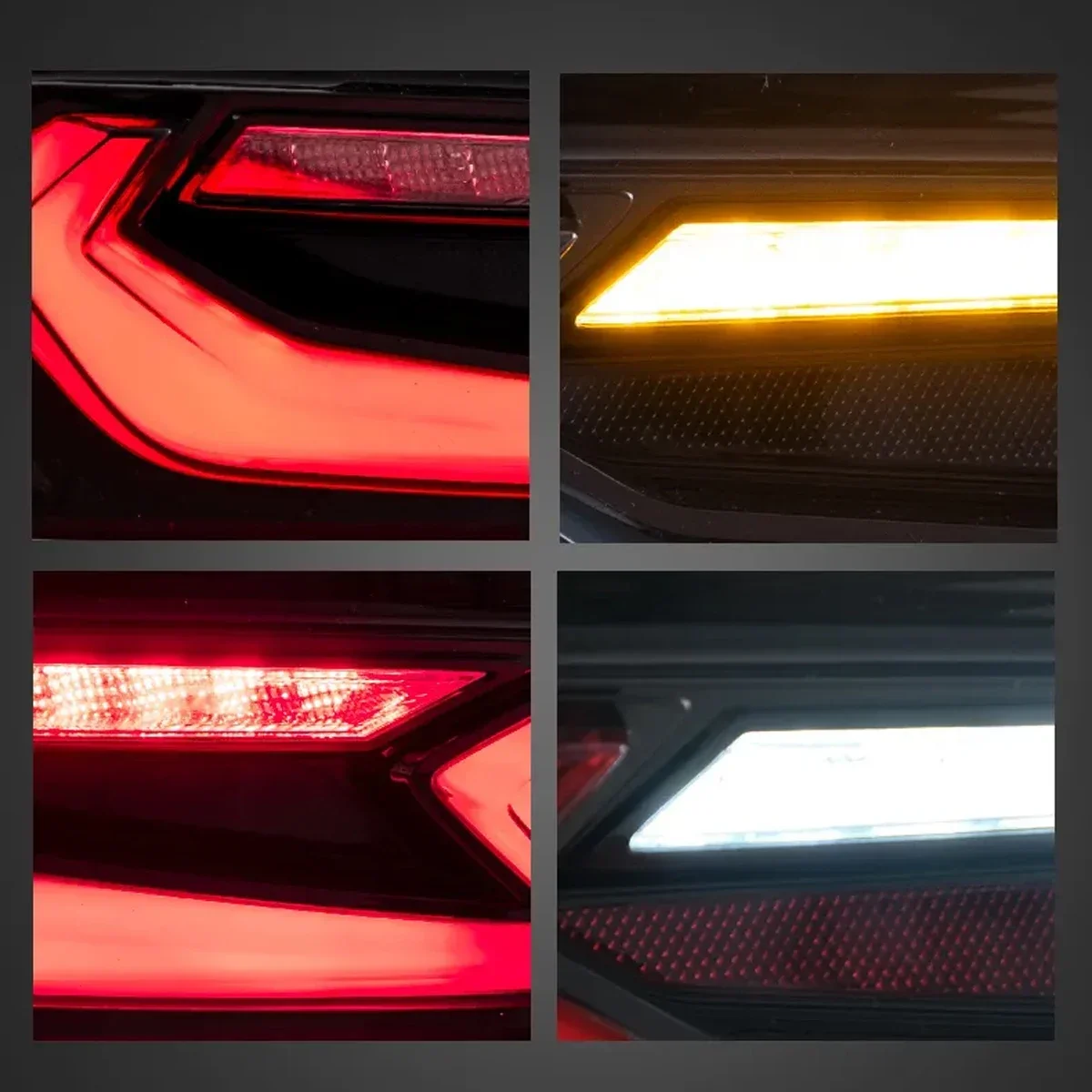 TYPY Car For Chevrolet Camaro Taillight 2016-2018 Upgrade Modified to New DRL Dynamic Turn Signal LED Taillight Auto Accessories
TYPY Car For Chevrolet Camaro Taillight 2016-2018 Upgrade Modified to New DRL Dynamic Turn Signal LED Taillight Auto Accessories