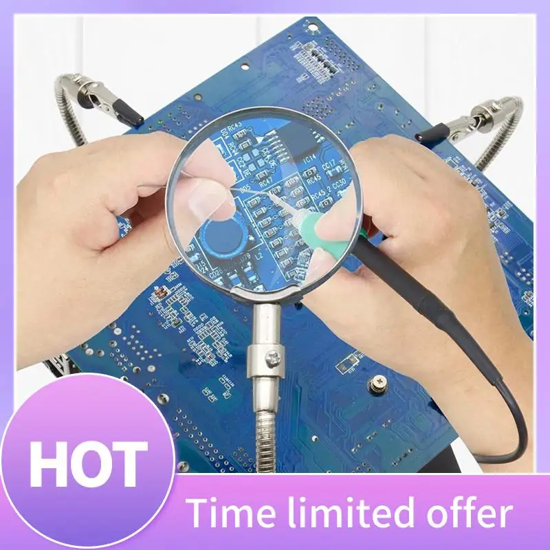 B69C Soldering Third Hand Soldering Tool With Soldering Iron Stand, Flexible Metal Arms For Soldering
B69C Soldering Third Hand Soldering Tool With Soldering Iron Stand, Flexible Metal Arms For Soldering