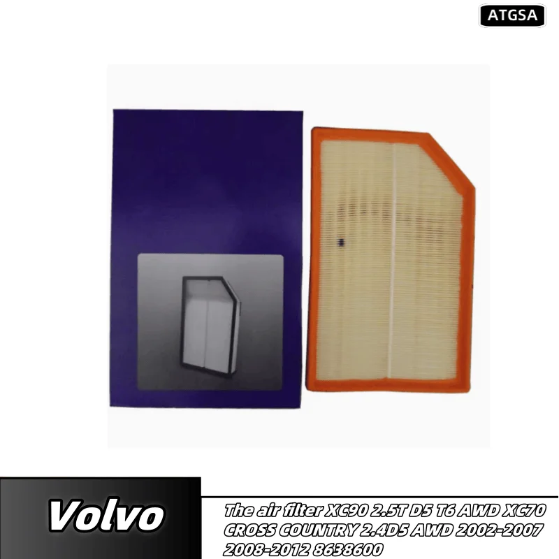 Воздушный фильтр подходит для Volvo XC90 2.5T D5 T6 AWD XC70 CROSS COUNTRY 2.4 D5 AWD 2002-2007 2008-2012 8638600 Воздушный фильтр 
Воздушный фильтр подходит для Volvo XC90 2.5T D5 T6 AWD XC70 CROSS COUNTRY 2.4 D5 AWD 2002-2007 2008-2012 8638600 Воздушный фильтр