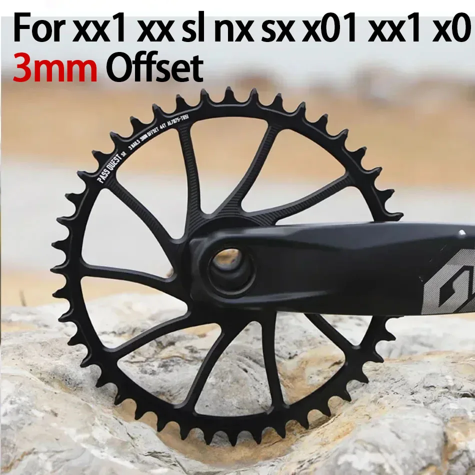 PASS QUEST 3 мм смещенная звездочка с прямым креплением для SRAM Eagle xx1 xx sl nx sx x01 xx1 x0 Mtb одиночное кольцо цепи Norrow WideTeeth
PASS QUEST 3 мм смещенная звездочка с прямым креплением для SRAM Eagle xx1 xx sl nx sx x01 xx1 x0 Mtb одиночное кольцо цепи Norrow WideTeeth