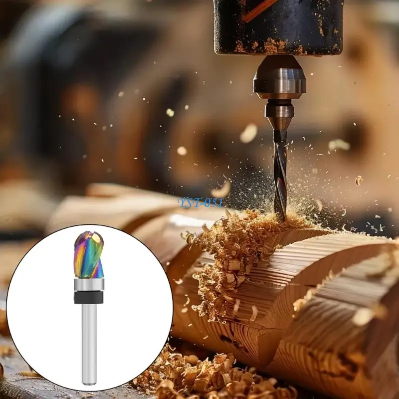 E15A Multiple Size 3 Flute Router Bit With Rainbows Coating For Woodworking Tool 1/4Inch Shank High Durability Cutting Edging
E15A Multiple Size 3 Flute Router Bit With Rainbows Coating For Woodworking Tool 1/4Inch Shank High Durability Cutting Edging