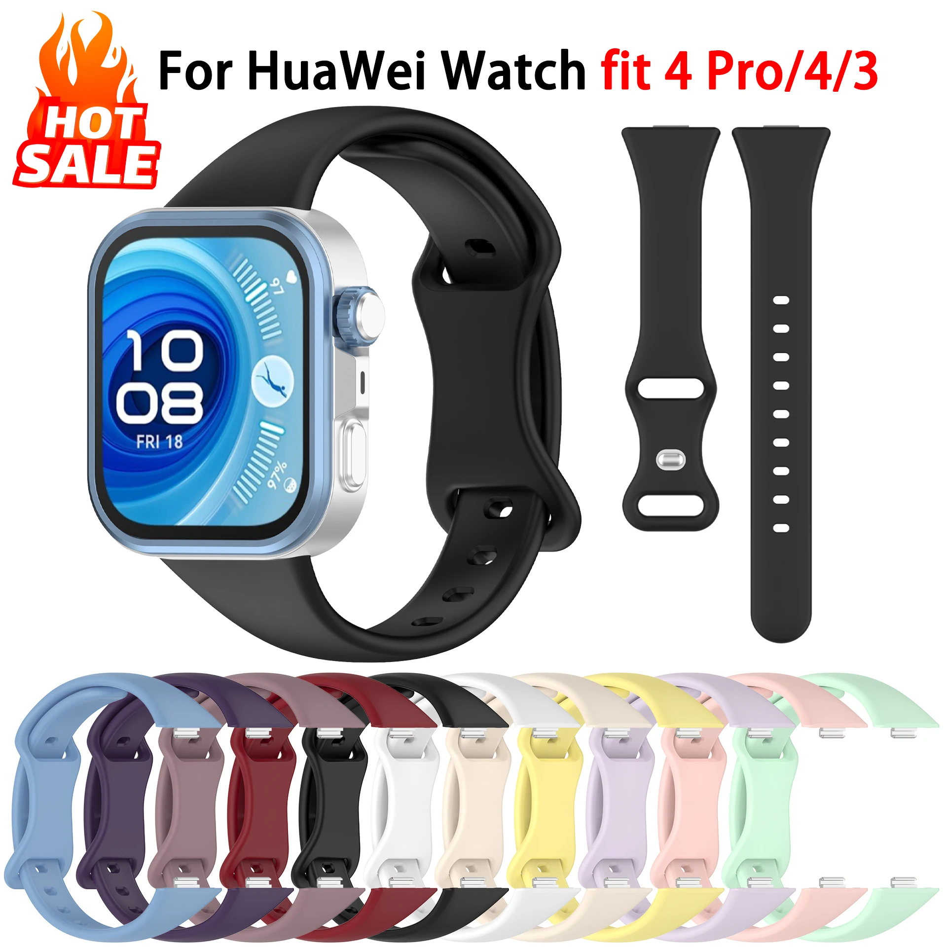 Magnetic Band For Huawei Watch Fit 4 Pro/4/3 Strap SmartWatch Soft Silicone Bracelet Correa HUAWEI Fit 4 3 Watchband Accessories
Magnetic Band For Huawei Watch Fit 4 Pro/4/3 Strap SmartWatch Soft Silicone Bracelet Correa HUAWEI Fit 4 3 Watchband Accessories