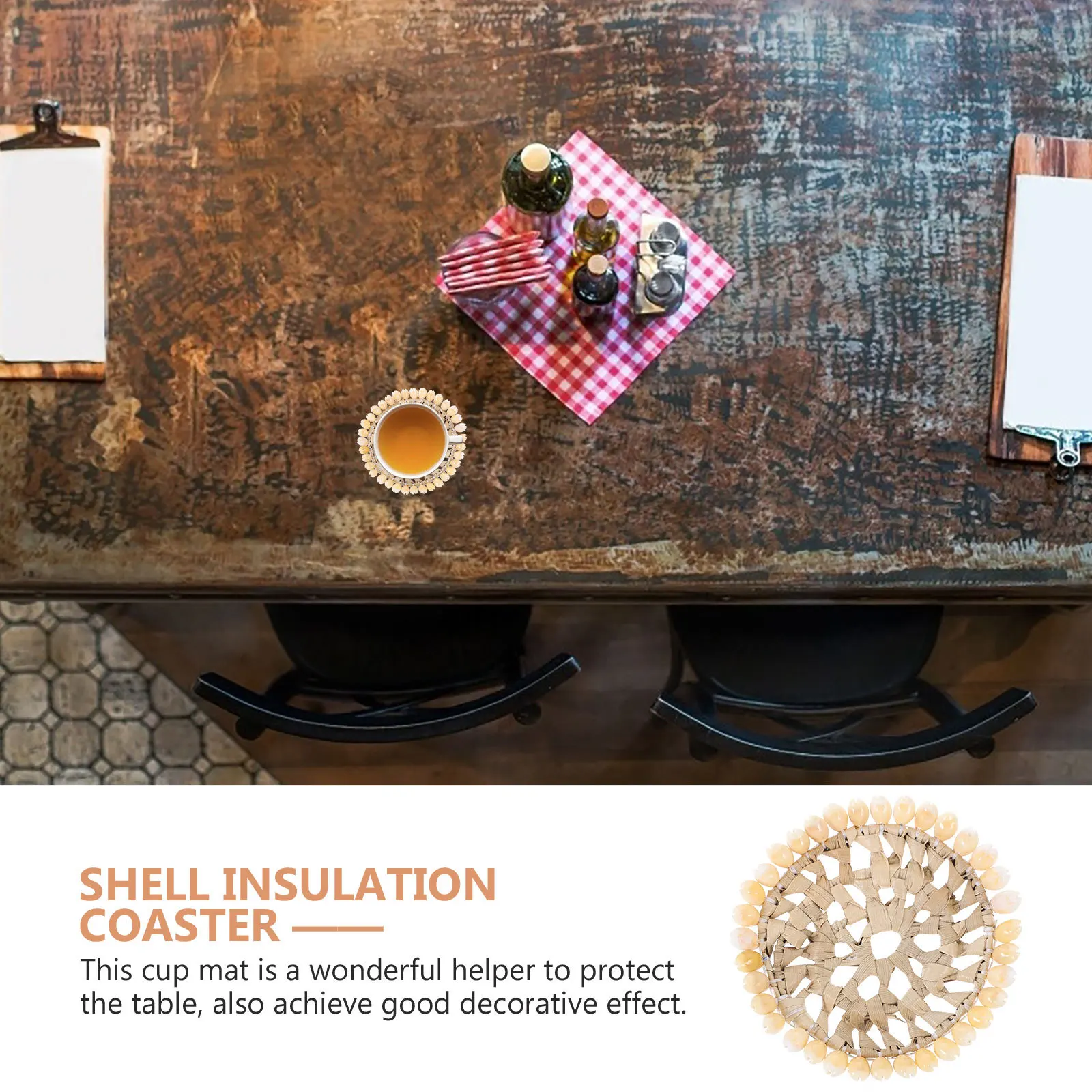 4Pcs Ocean Themed Shell Coasters Natural Sea Conch Cup Mats Heat Resistant Desktop Protector Coasters Decorative Coaster
4Pcs Ocean Themed Shell Coasters Natural Sea Conch Cup Mats Heat Resistant Desktop Protector Coasters Decorative Coaster