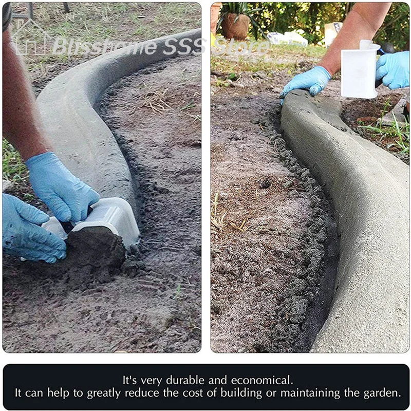 【S】DIY Modeling Soil Plaster Plastic Concrete Spatula Shape Fixing Clip Garden Floor Mould Homemade Landscape Edge Tool
【S】DIY Modeling Soil Plaster Plastic Concrete Spatula Shape Fixing Clip Garden Floor Mould Homemade Landscape Edge Tool