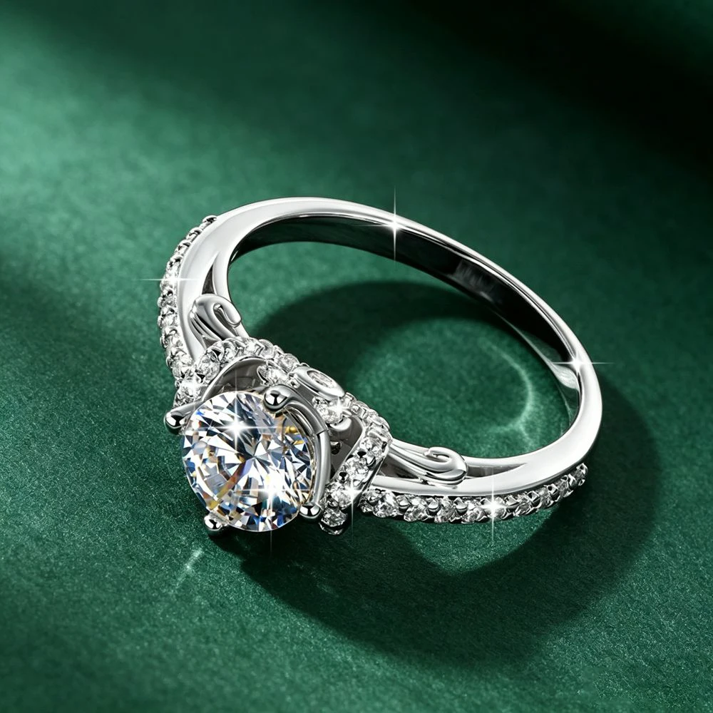 Lnngy Brilliant Round 6.5mm Moissanite Engagement Ring For Women 14K Gold Filled Wedding Bands Sparkling Jewelry Gift
Lnngy Brilliant Round 6.5mm Moissanite Engagement Ring For Women 14K Gold Filled Wedding Bands Sparkling Jewelry Gift