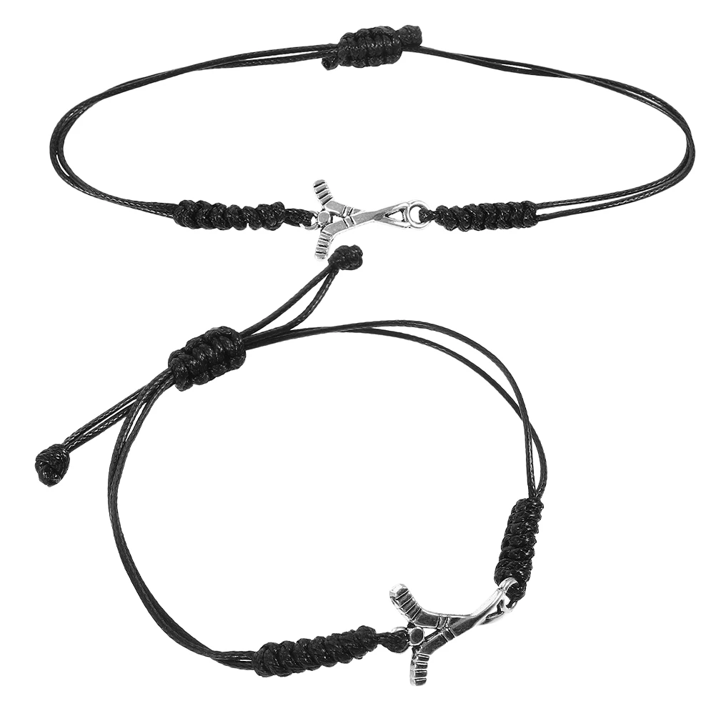 2Pcs Woven Hockey Bracelet Field Charms Adjustable Size Basketball Men Zinc Alloy Sports Bracelets Durable Materials Handwoven
2Pcs Woven Hockey Bracelet Field Charms Adjustable Size Basketball Men Zinc Alloy Sports Bracelets Durable Materials Handwoven