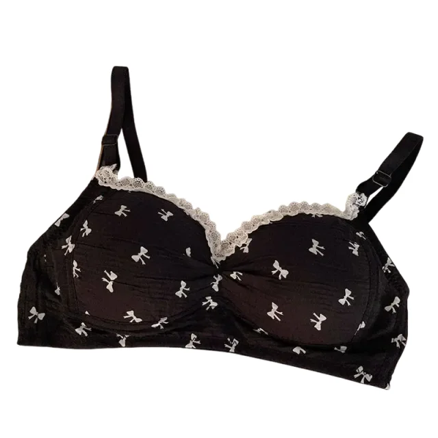 SweetKUCLUTTie Underwear, Women's Small Bust, No Steel Ring, Lace Bubble, Japanese Style Anti-sagging, Thin and Breathable Bra
SweetKUCLUTTie Underwear, Women's Small Bust, No Steel Ring, Lace Bubble, Japanese Style Anti-sagging, Thin and Breathable Bra