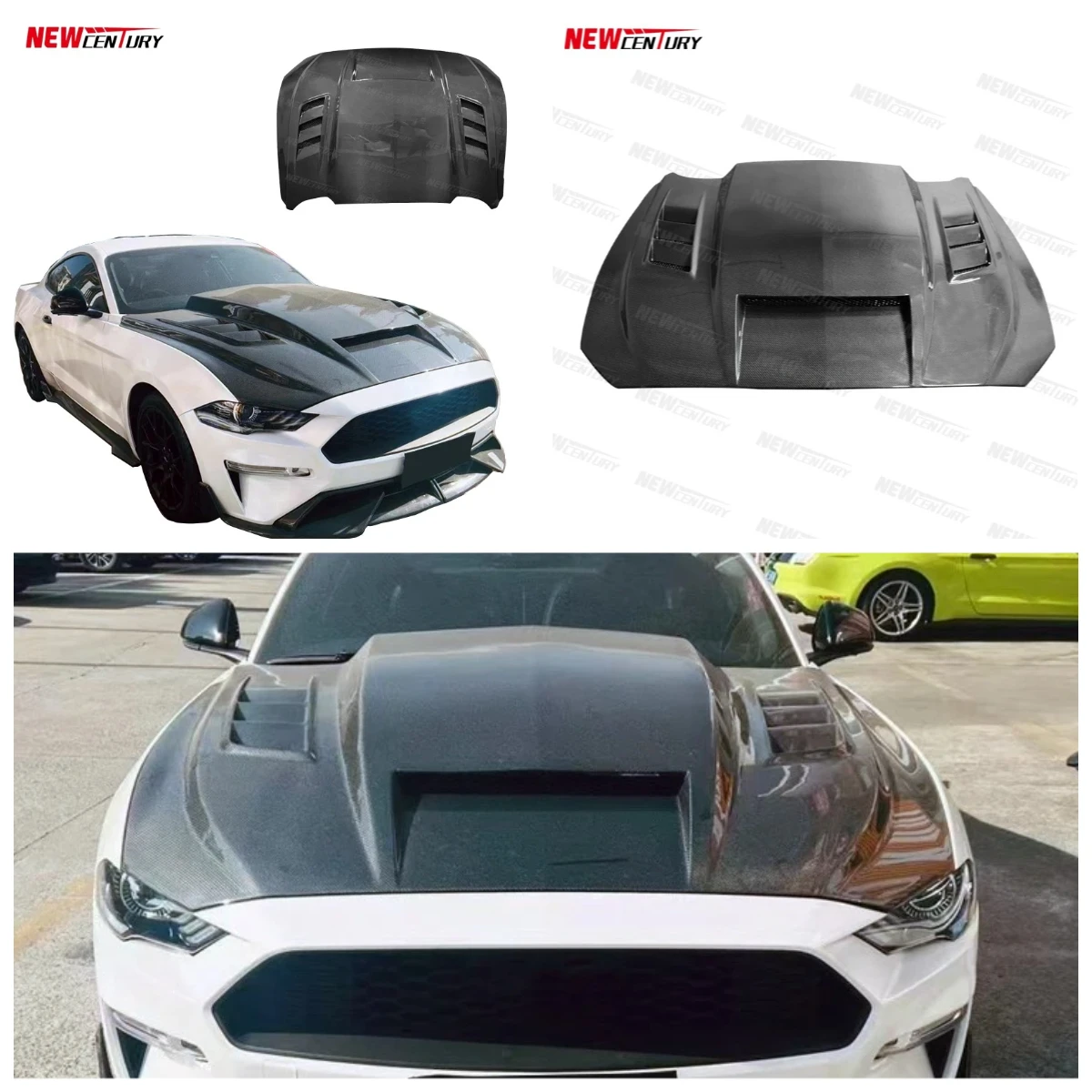 Для Ford Mustang 2018-2023: Передний капот TF Style с вентиляцией, из углеродного волокна
Для Ford Mustang 2018-2023: Передний капот TF Style с вентиляцией, из углеродного волокна