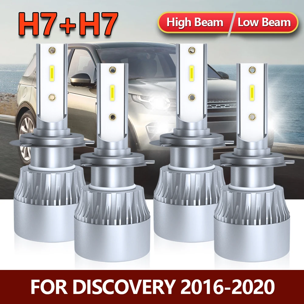 4x LED H7 яркие CSP фары турбо лампы Дальний и ближний свет комбинированный комплект автомобильных ламп для Discovery 2016 2017 2018 2019
4x LED H7 яркие CSP фары турбо лампы Дальний и ближний свет комбинированный комплект автомобильных ламп для Discovery 2016 2017 2018 2019