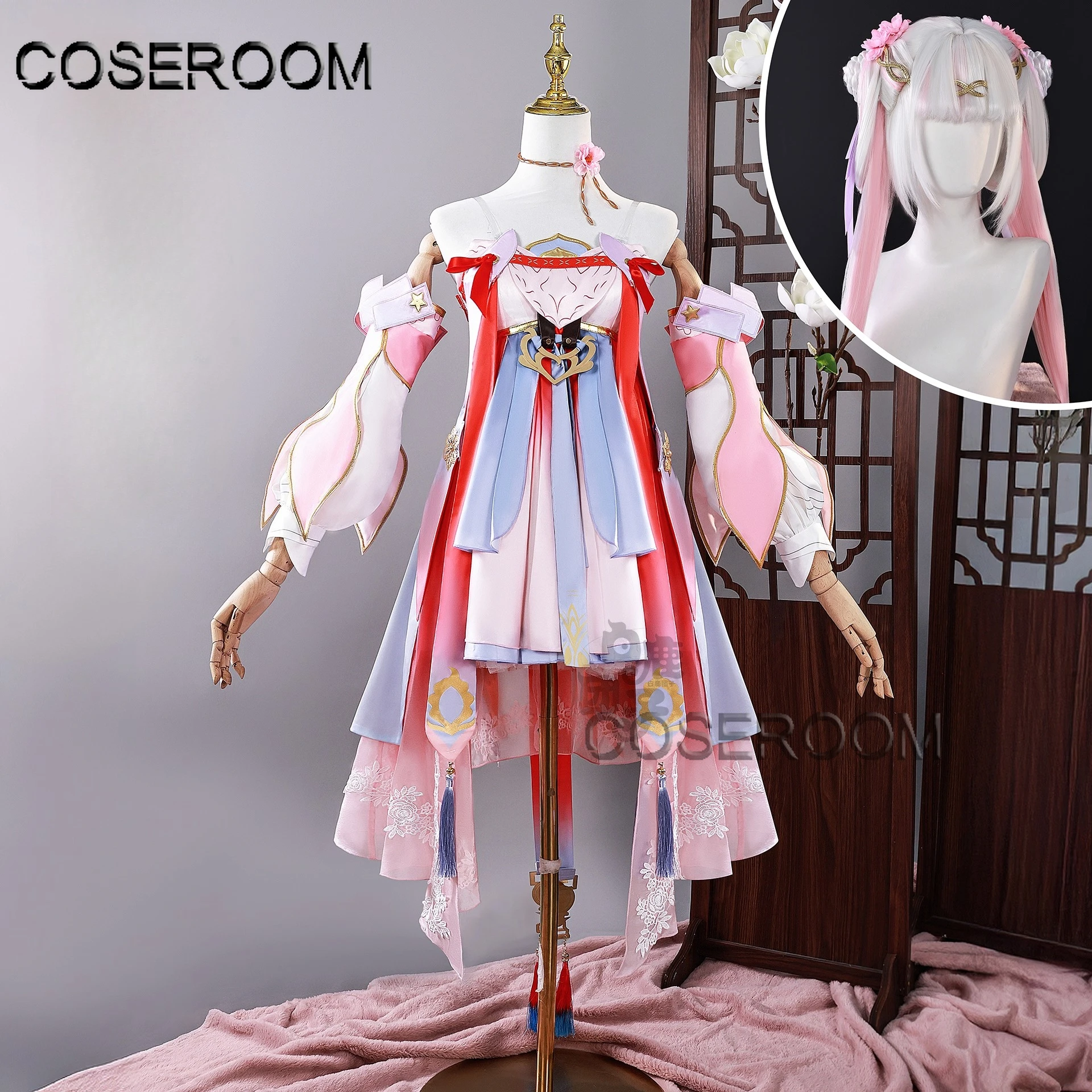 Game Wuthering Waves Jinhsi Cosplay Costume Spring Festival Suit New Skin Pink Dress Jinhsi Wigs Shoes
Game Wuthering Waves Jinhsi Cosplay Costume Spring Festival Suit New Skin Pink Dress Jinhsi Wigs Shoes