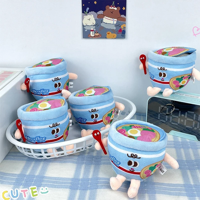 Creative Simulation Instant Noodle Bowl Plush Keychain Cute Cartoon Stuffed Doll School Bag Pendant Car Key Holder Gifts
Creative Simulation Instant Noodle Bowl Plush Keychain Cute Cartoon Stuffed Doll School Bag Pendant Car Key Holder Gifts