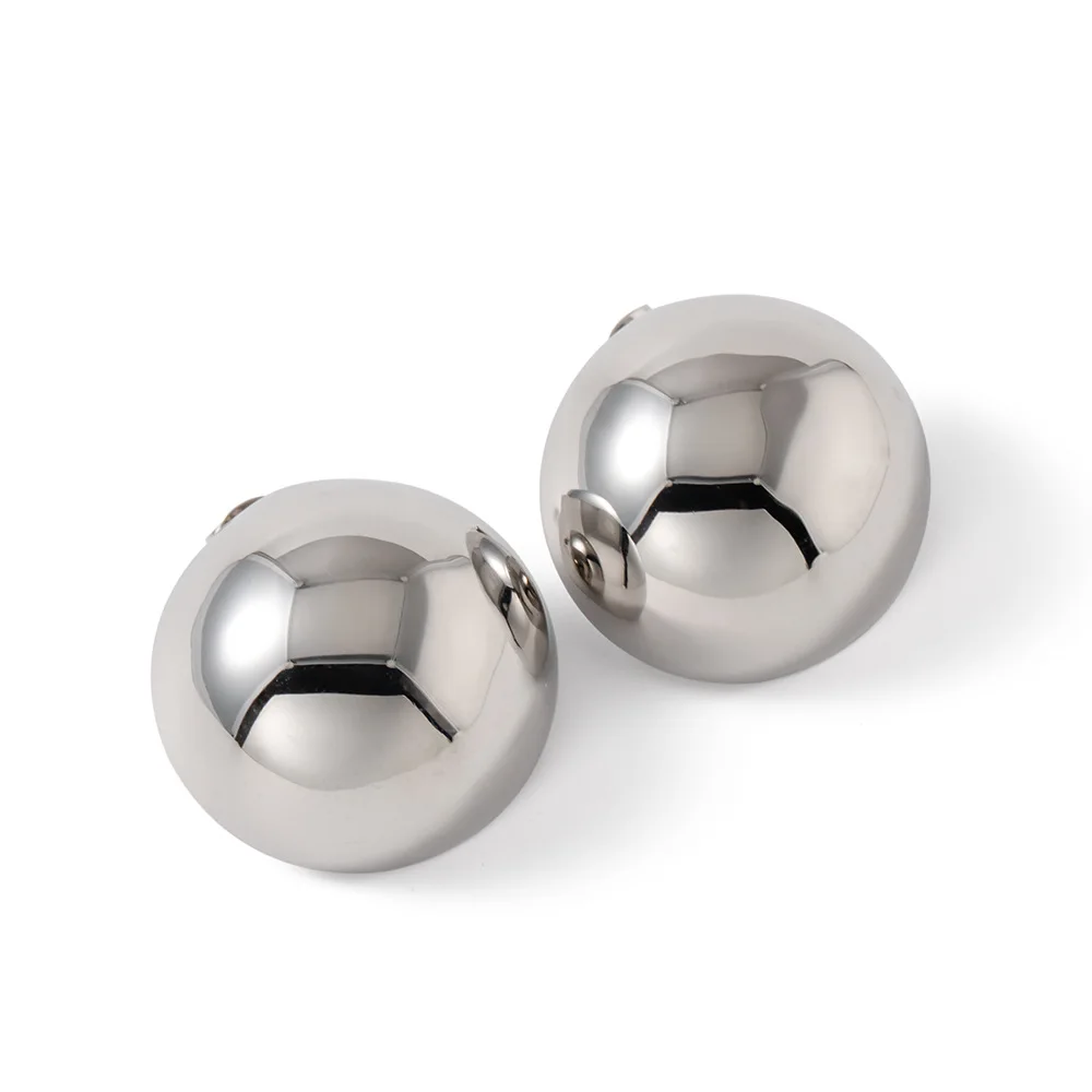 Stainless Steel PVD 18K Gold Plated Tarnish Waterproof Ball Stud Earrings For Woman Jewelry Wholesale INS
Stainless Steel PVD 18K Gold Plated Tarnish Waterproof Ball Stud Earrings For Woman Jewelry Wholesale INS