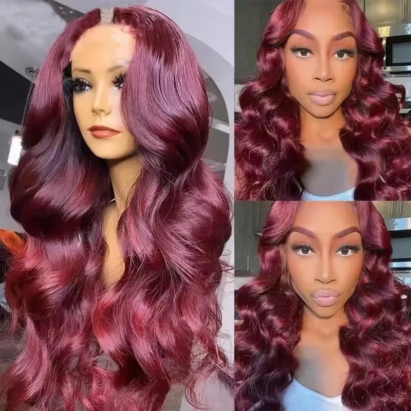 Burgundy Wine 99J Red Long Body Wave V Part 100% Remy Human Hair For Black Women U Shape Wig Loose Wavy Full Machine Made Wig
Burgundy Wine 99J Red Long Body Wave V Part 100% Remy Human Hair For Black Women U Shape Wig Loose Wavy Full Machine Made Wig