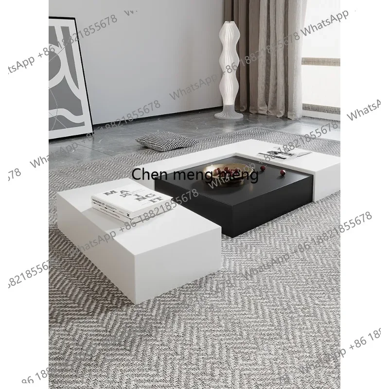 F181 Italian rock slab coffee table floor TV cabinet combination small apartment simple square side table
F181 Italian rock slab coffee table floor TV cabinet combination small apartment simple square side table