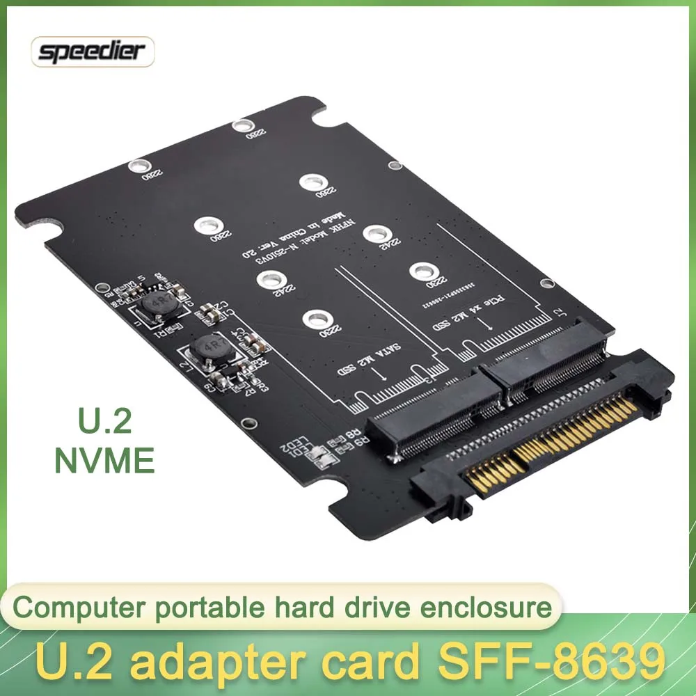 NVMe M.2 NGFF SSD to PCB U.2 Adapter Card SFF-8639 SSD Expansion Card PCIE 3.0 X4 SATA Dual Interface Dual Interface U.2
NVMe M.2 NGFF SSD to PCB U.2 Adapter Card SFF-8639 SSD Expansion Card PCIE 3.0 X4 SATA Dual Interface Dual Interface U.2
