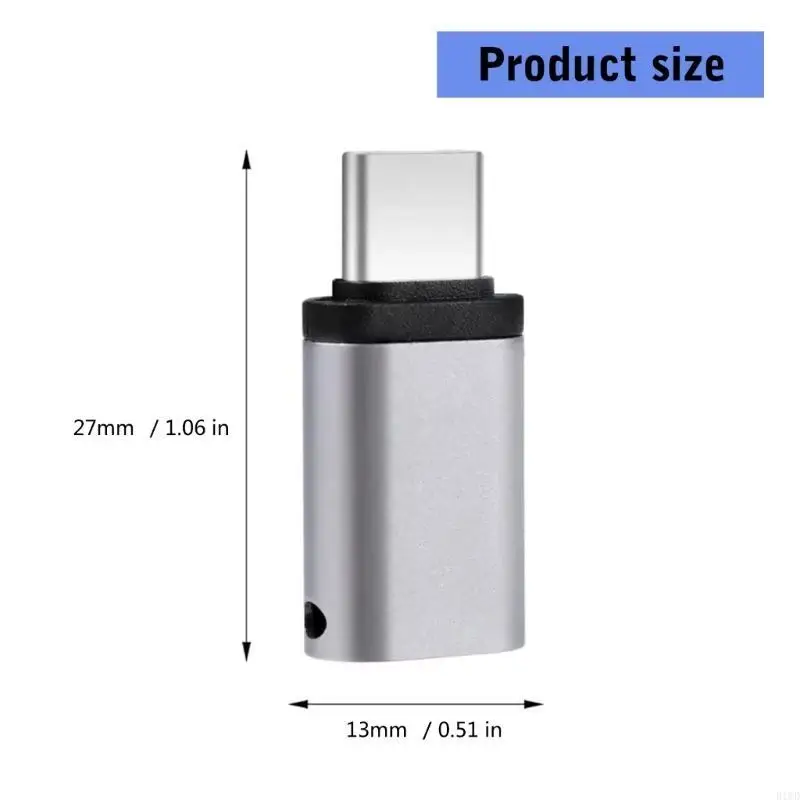 R1WD быстрая скорость 8PIN женского до USB C Мужской адаптер для эффективной передачи данных
R1WD быстрая скорость 8PIN женского до USB C Мужской адаптер для эффективной передачи данных