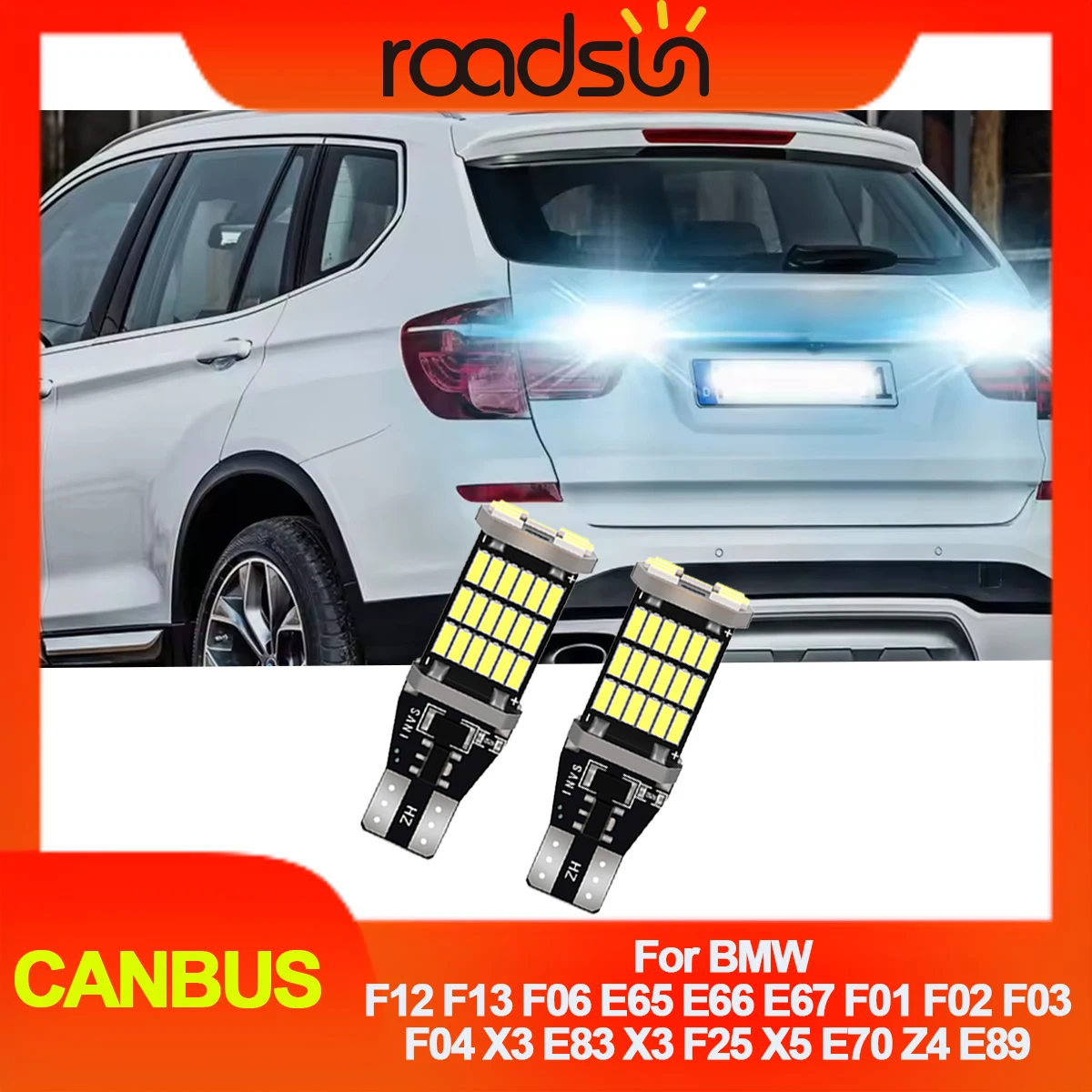 2 шт. светодиодные лампы заднего хода W16W T15 921 Canbus для BMW F12 F13 F06 E65 E66 E67 F01 F02 F03 F04 X3 E83 X3 F25 X5 E70 Z4 E89
2 шт. светодиодные лампы заднего хода W16W T15 921 Canbus для BMW F12 F13 F06 E65 E66 E67 F01 F02 F03 F04 X3 E83 X3 F25 X5 E70 Z4 E89
