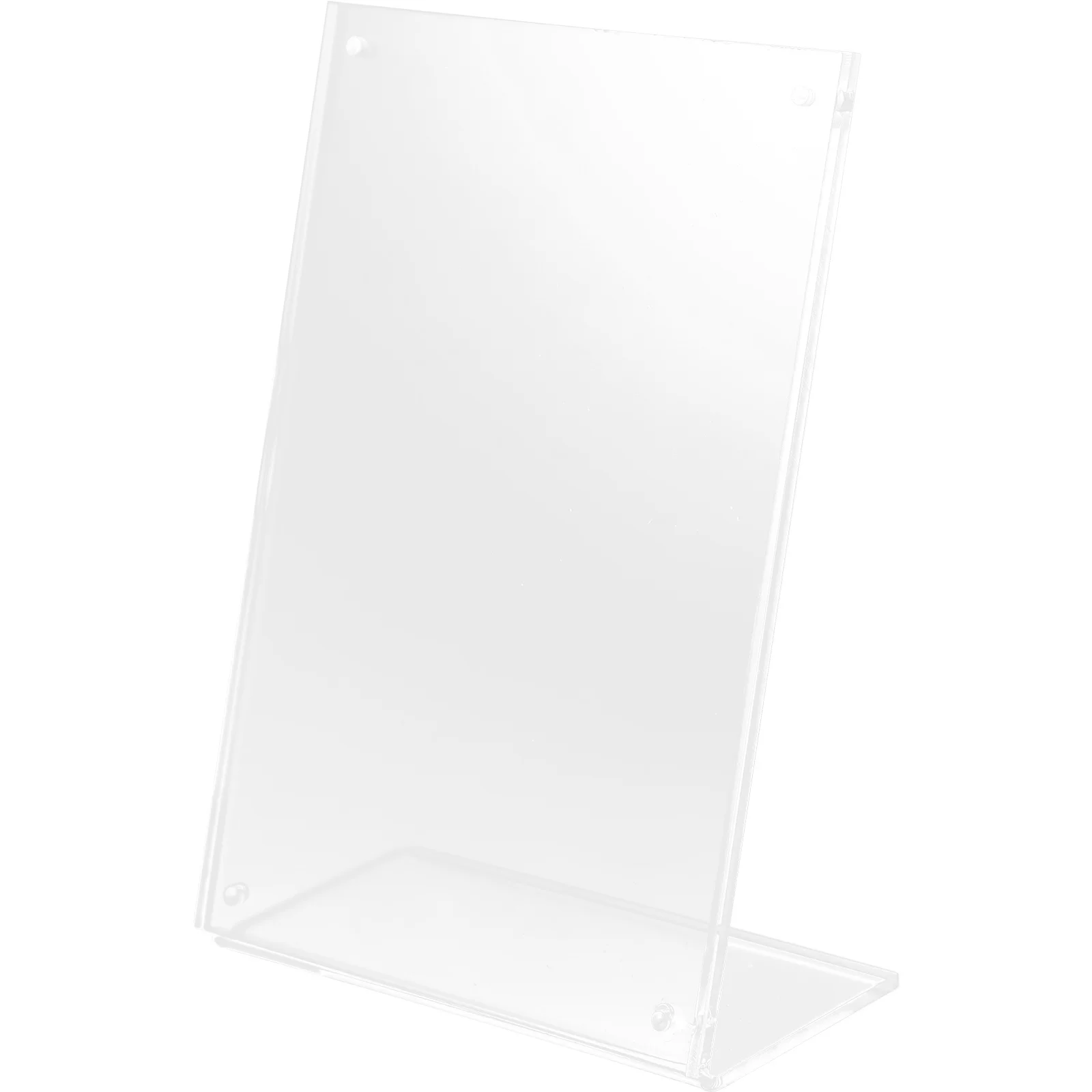 Acrylic Table Sign Holder Clear Vertical Stand for Menus Prices Brochures in Reception Areas Events Freestanding
Acrylic Table Sign Holder Clear Vertical Stand for Menus Prices Brochures in Reception Areas Events Freestanding