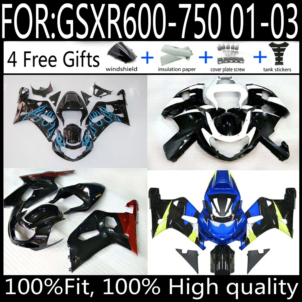 Подходит для GSXR 600 750 2001 2003 K4 gsxr600 gsxr750 01 03, полный обтекатель из АБС-пластика, комплект обтекателей для кузова мотоцикла
Подходит для GSXR 600 750 2001 2003 K4 gsxr600 gsxr750 01 03, полный обтекатель из АБС-пластика, комплект обтекателей для кузова мотоцикла