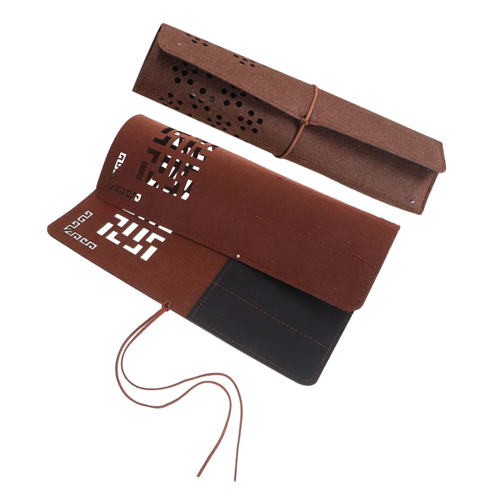 2Pcs Felt Pen Roll Organizer Plum Blossom Hollow Out Design Portable Brush Storage Case Artist Calligraphy Brush Holder Felt
2Pcs Felt Pen Roll Organizer Plum Blossom Hollow Out Design Portable Brush Storage Case Artist Calligraphy Brush Holder Felt
