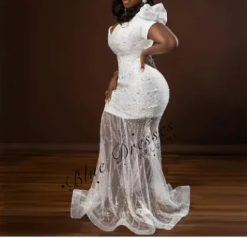 Customized Cap Sleeves Prom Dresses Sequined Lace Evening Dress Tulle Beaded Second Reception Robe De Gala Gowns Party Gown
Customized Cap Sleeves Prom Dresses Sequined Lace Evening Dress Tulle Beaded Second Reception Robe De Gala Gowns Party Gown