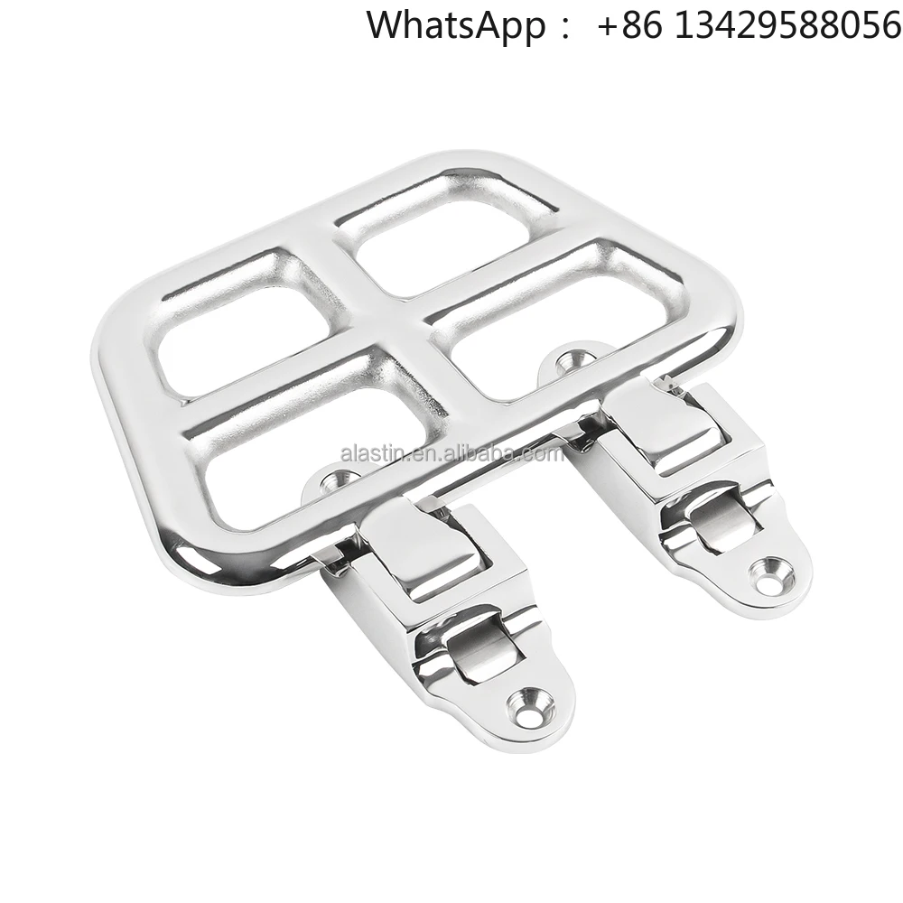 Heavy Duty 316 Stainless Steel Non-Slip Folding Pedal Boat Accessories Safety Foot Step Folding Mast Step for RV Trailer
Heavy Duty 316 Stainless Steel Non-Slip Folding Pedal Boat Accessories Safety Foot Step Folding Mast Step for RV Trailer
